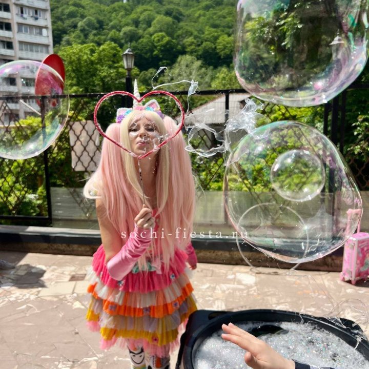 Шоу мыльных пузырей в Кирове