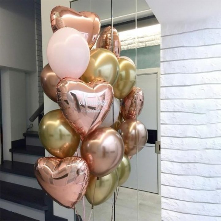 Фонтан шаров "От сердечка" в Кирове