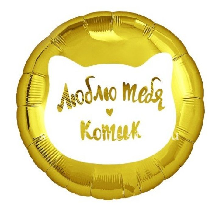 Фольгированный шар "Люблю тебя, Котик" в Кирове