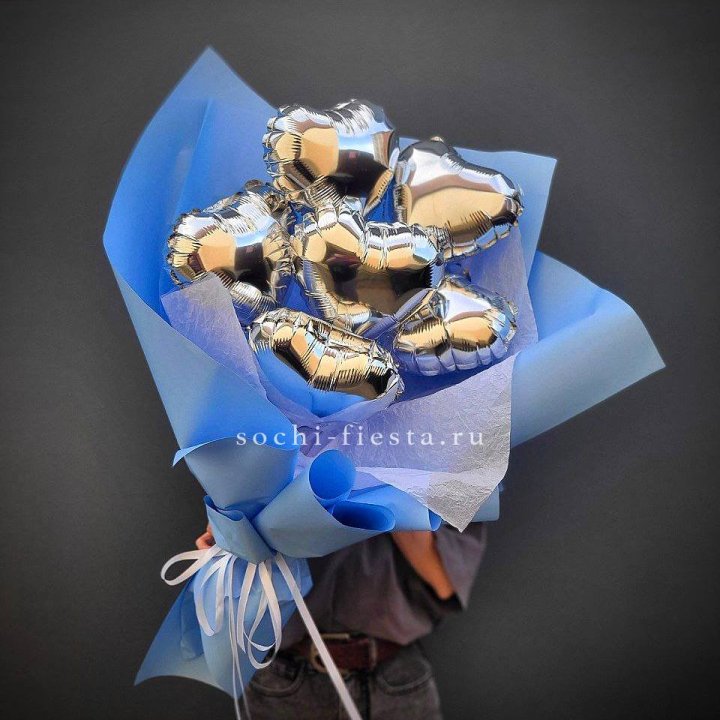 Букет из шаров сердец  №2 в Кирове