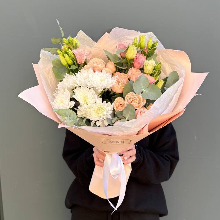 Букет "Персиковая нежность" в Кирове