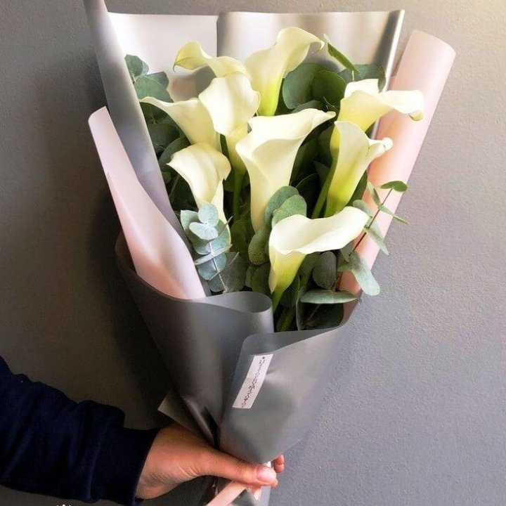 Каллы с эвкалиптом в Кирове