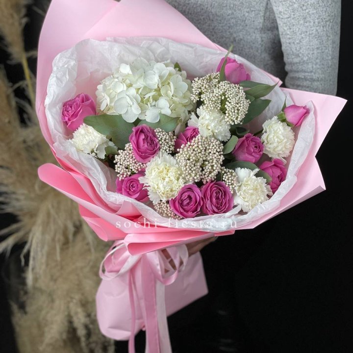 Букет с мисти бабблс №1 в Кирове