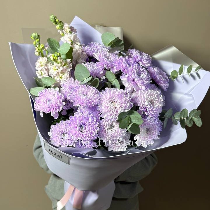 Дуо хризантема и маттиола в Кирове