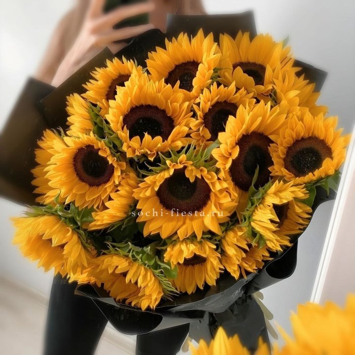 Букет подсолнухов "Гига" в Кирове