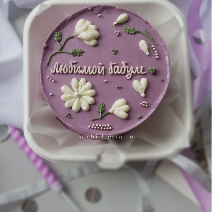 Бенто-торт "Любимой бабуле" в Кирове