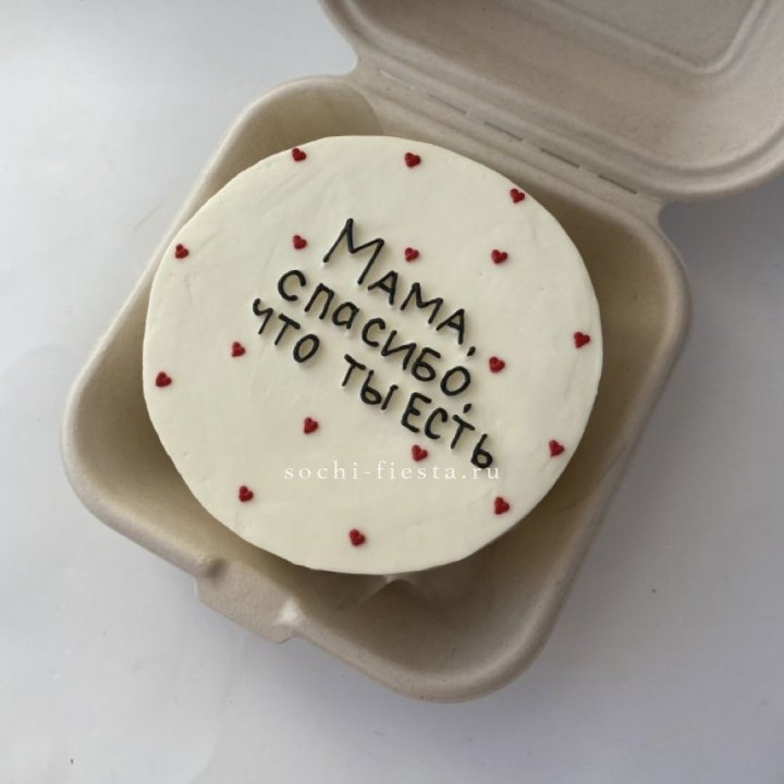 Бенто-торт "Мама спасибо что ты есть" в Кирове