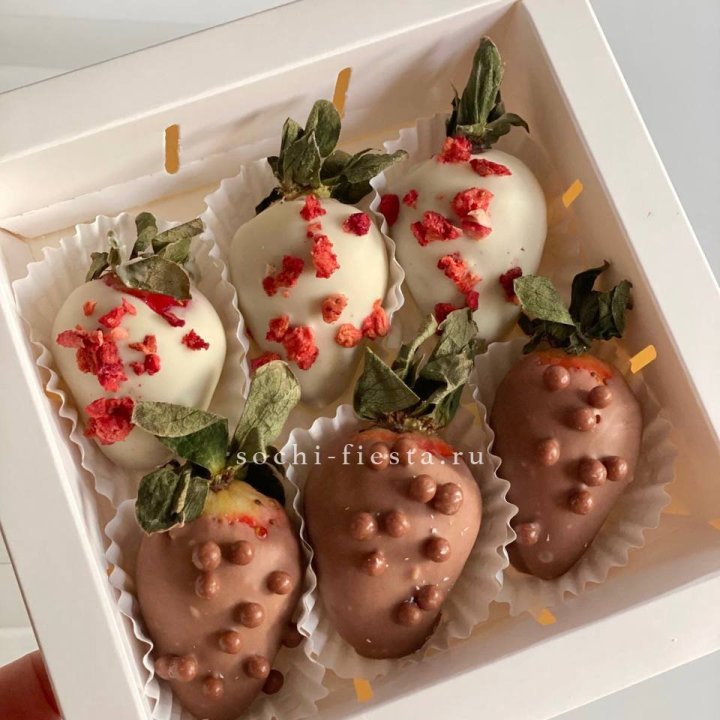 Клубника в шоколаде 6 ягод в Кирове
