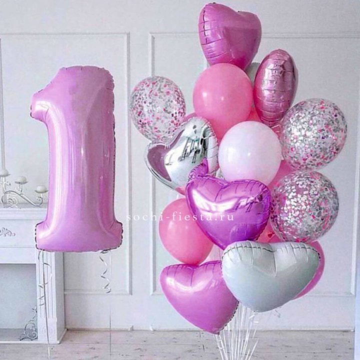 Набор шаров "С днем рождения" в Кирове