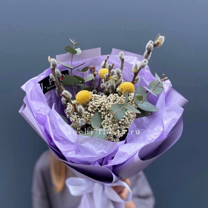 Букет с Вербой №1 в Кирове