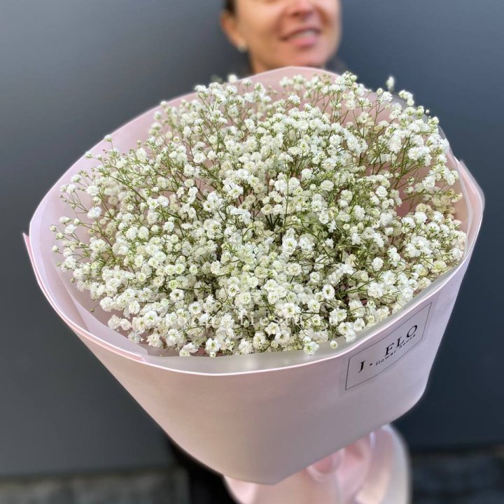 11 белых гипсофил в фоамиране в Кирове