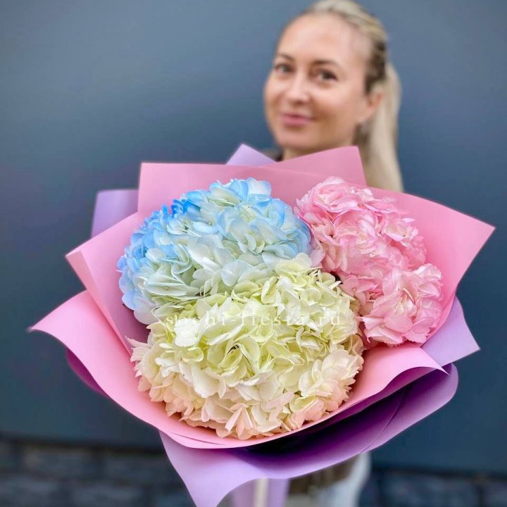 Букет гортензий "Тоника" в Кирове