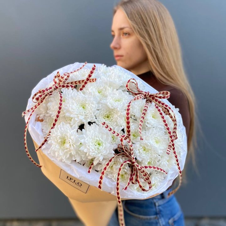 Букет "Хризантемы с любовью" в Кирове