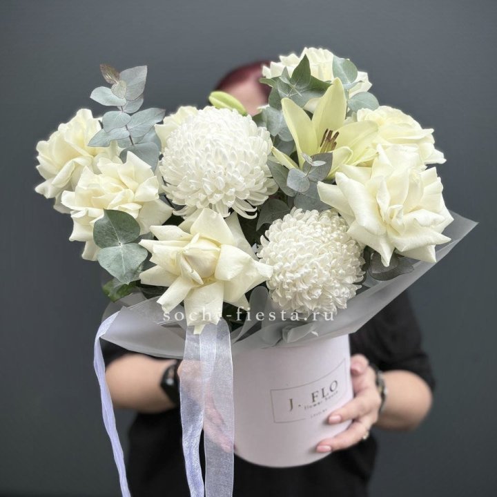 Цветы в шляпной коробке  в Кирове