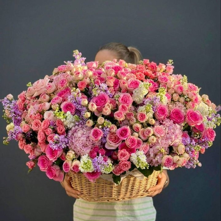 Цветочная корзина гигант №5 в Кирове