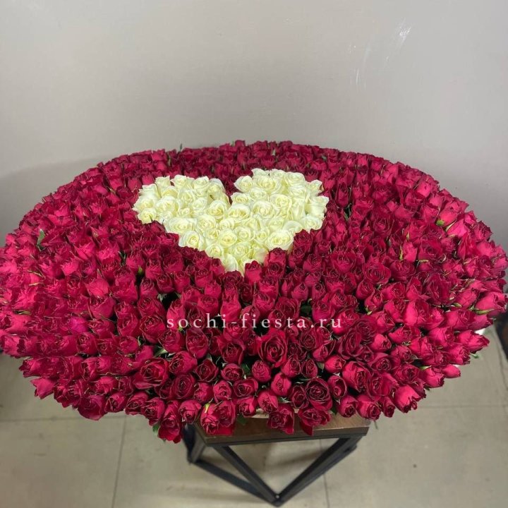 501 роза в корзине в Кирове