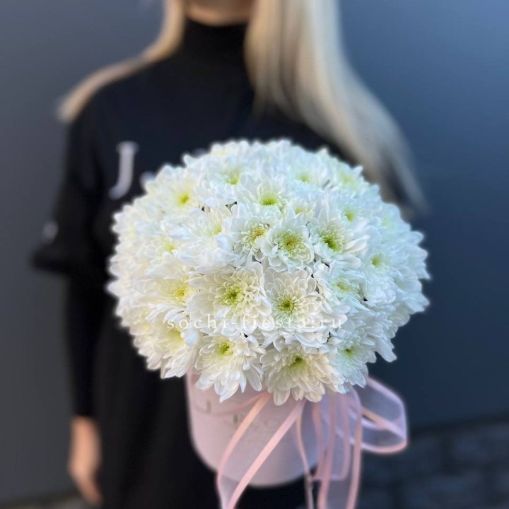 Коробка с хризантемами №1 в Кирове