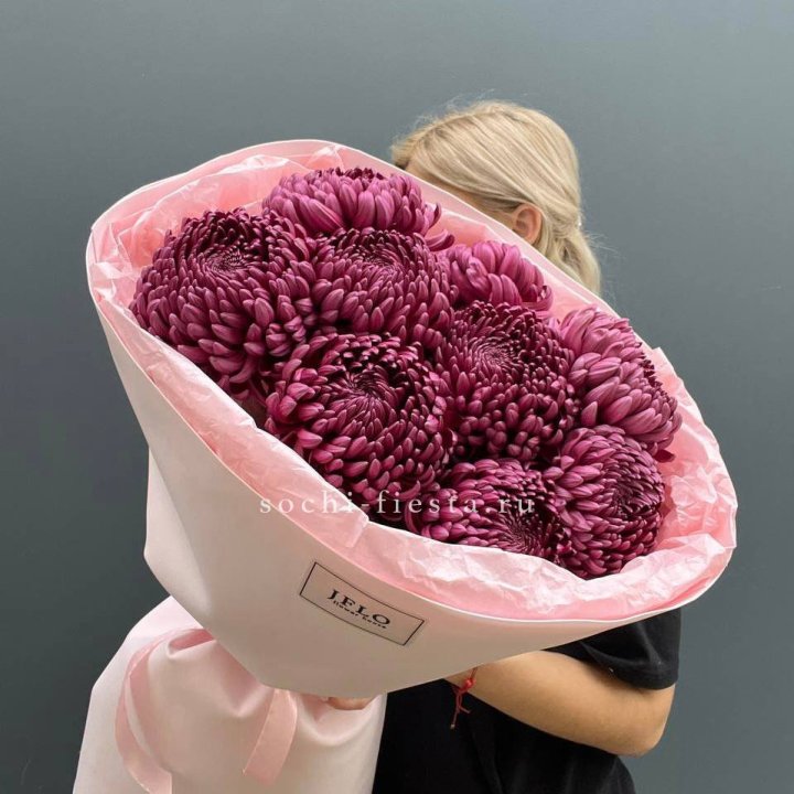 9 хризантем бигуди в Кирове