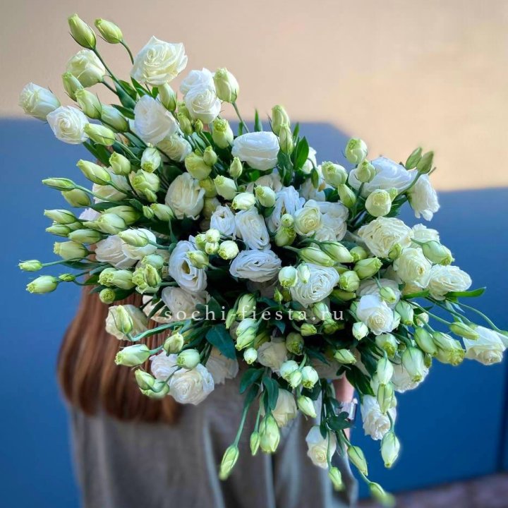 Охапка эустомы в Кирове