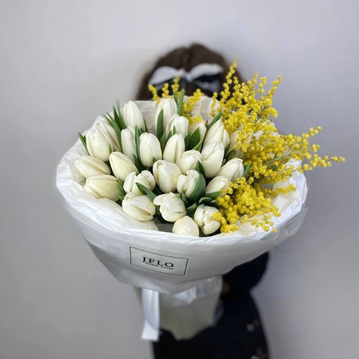 Дуо тюльпан и мимоза в Кирове