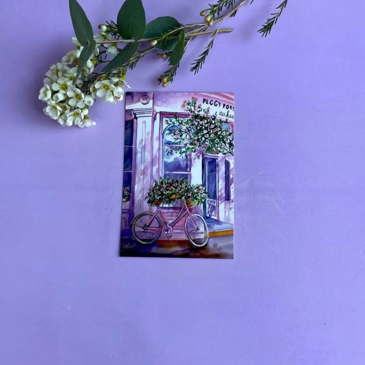 Открытка к букету "Розовый" в Кирове