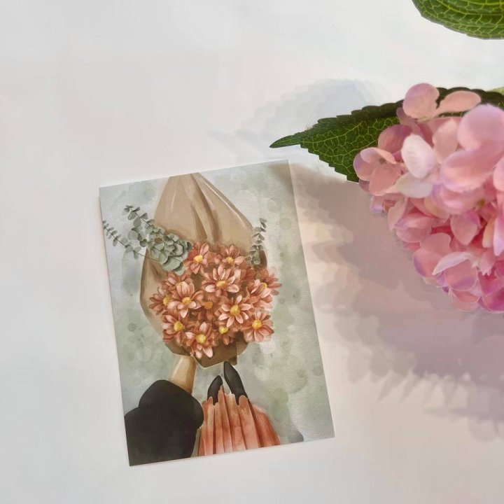 Открытка к букету "Букет" в Кирове