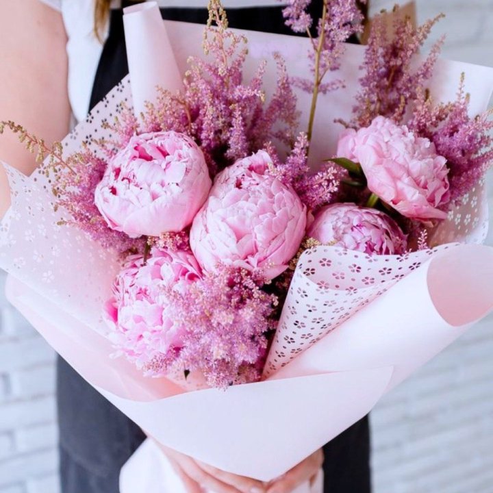 Букет пионов "Мелиса" в Кирове