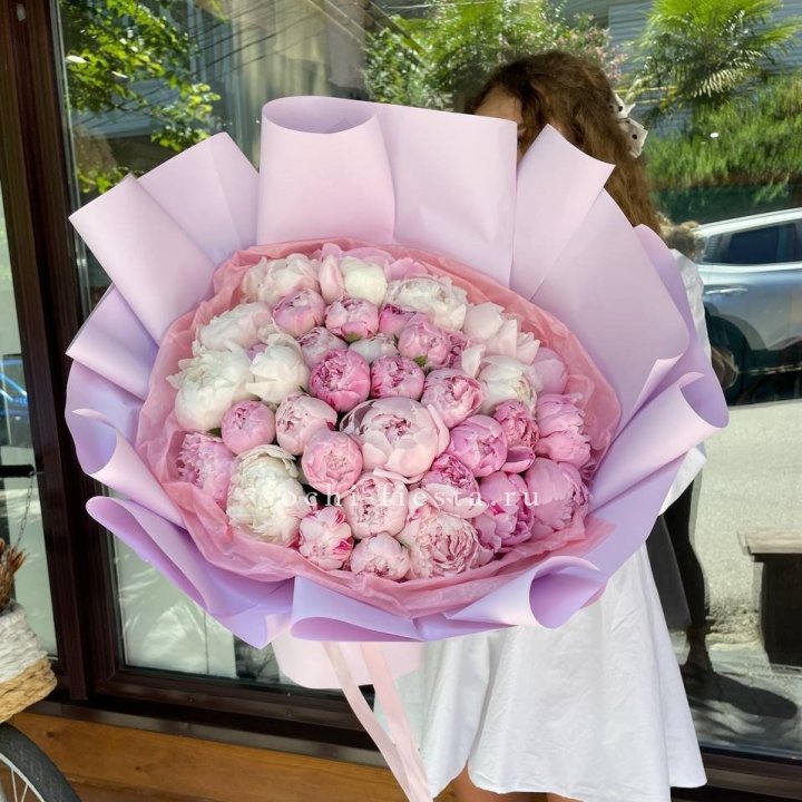 51 розовый пион в Кирове