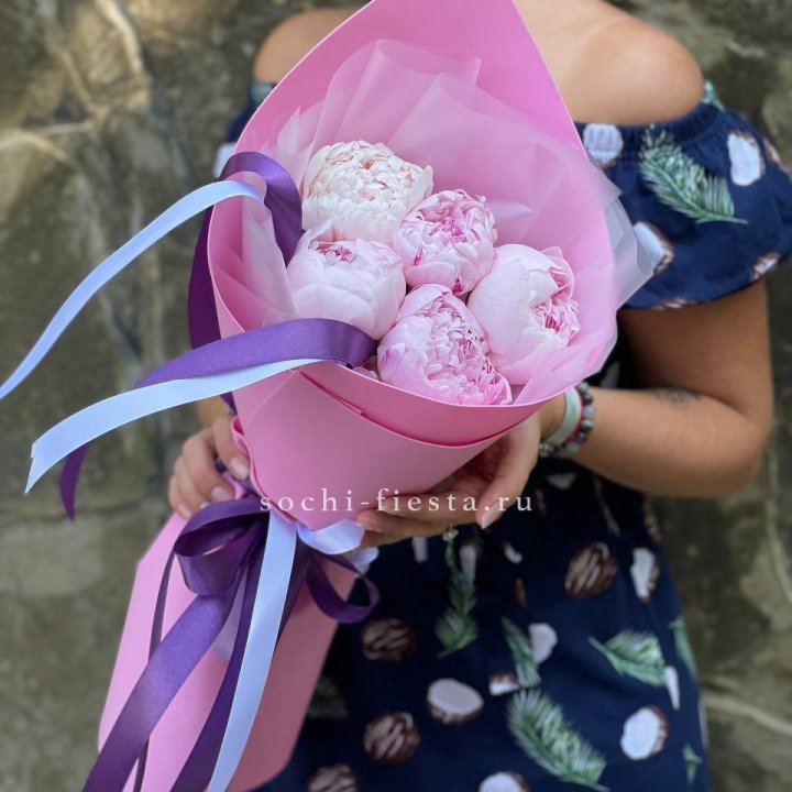 Букет пионов "НАЙ" в Кирове