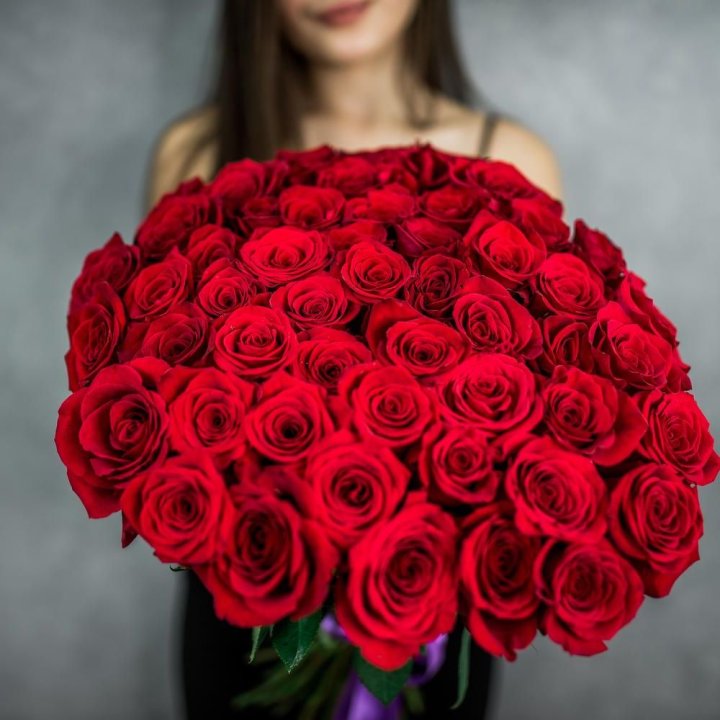 51 красная роза в Кирове