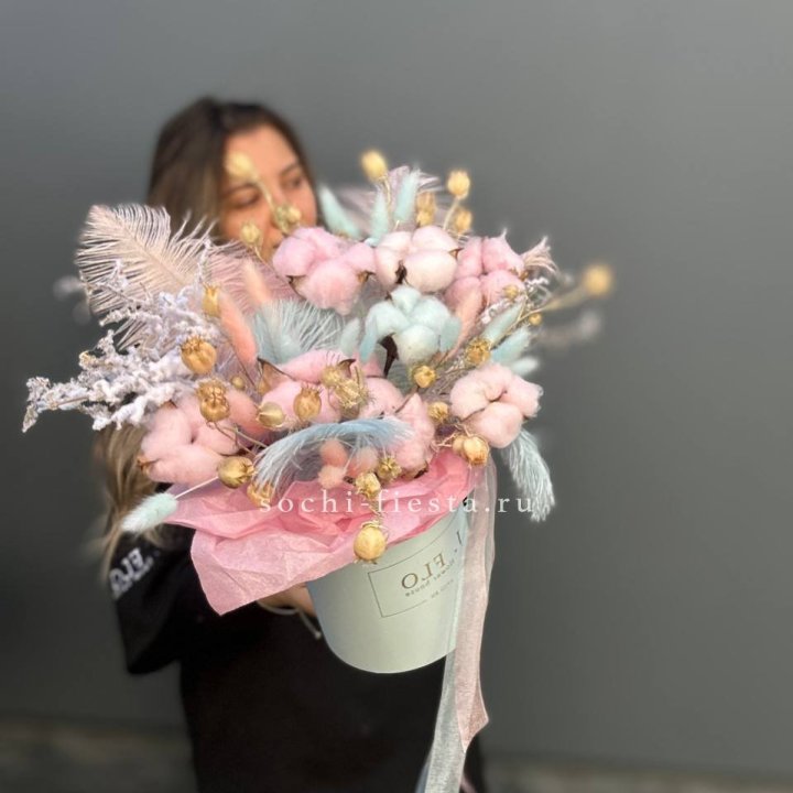 Авторский бокс с сухоцветами №2 в Кирове