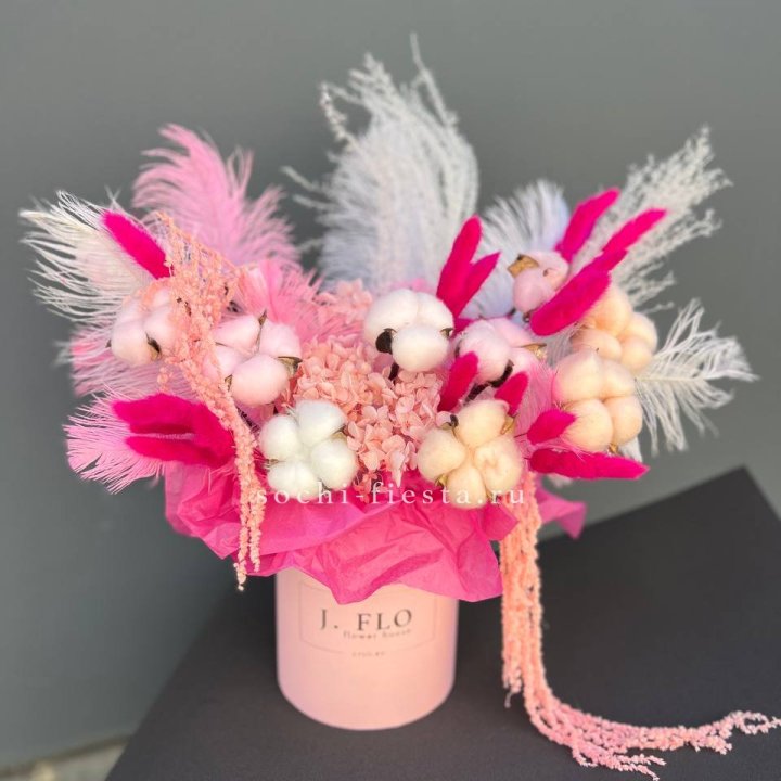 Авторский бокс с сухоцветами №1 в Кирове