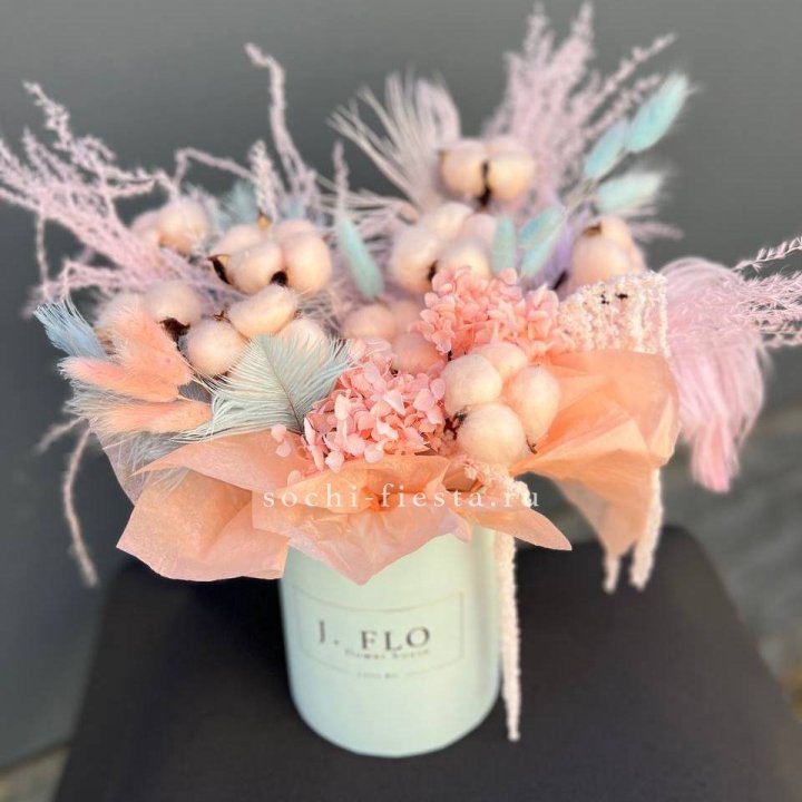 Авторский бокс с сухоцветами №3 в Кирове