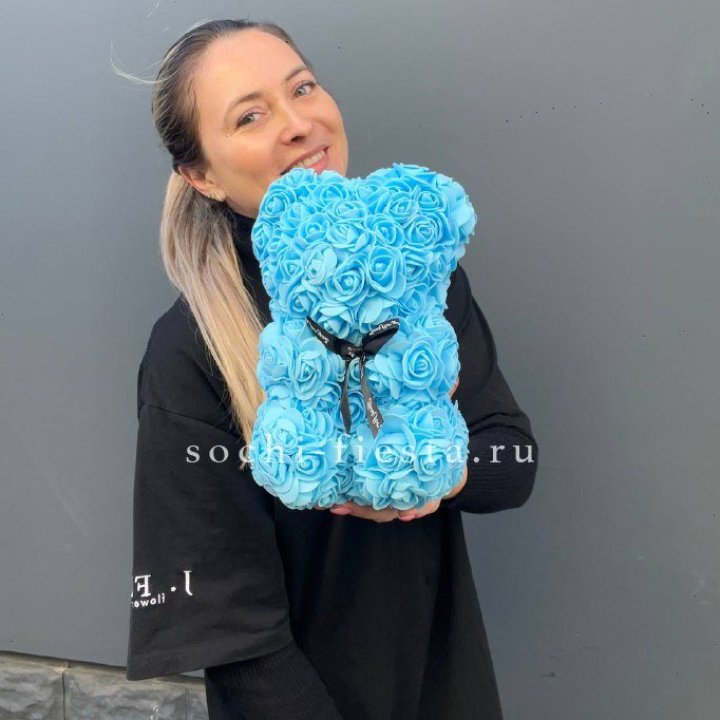 Игрушка медведь голубая в Кирове