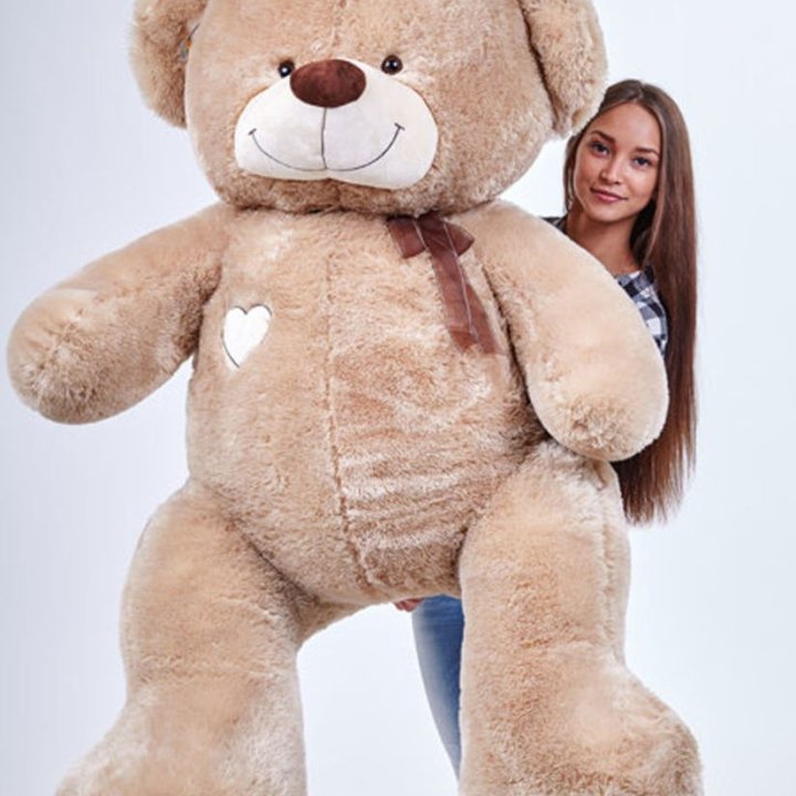 Бурый плюшевый мишка большой в Кирове