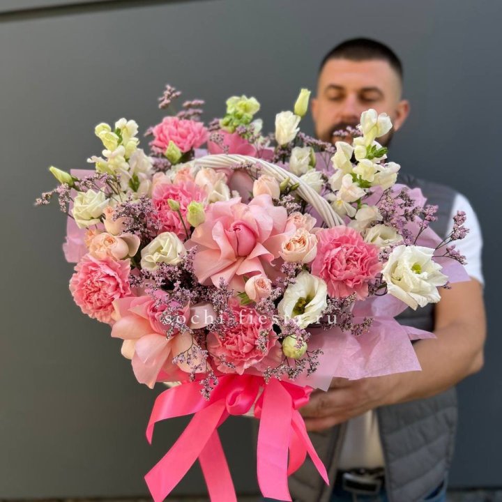 Цветочная корзина №1 в Кирове