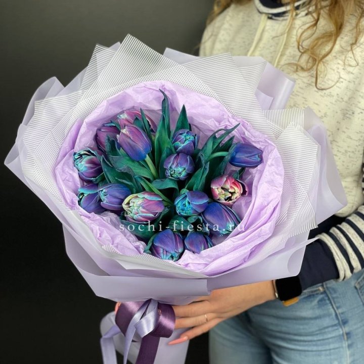 Букет тюльпанов "Пандора" в Кирове