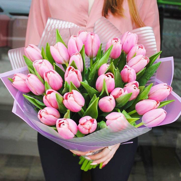 25 тюльпанов "Айс крем" в Кирове