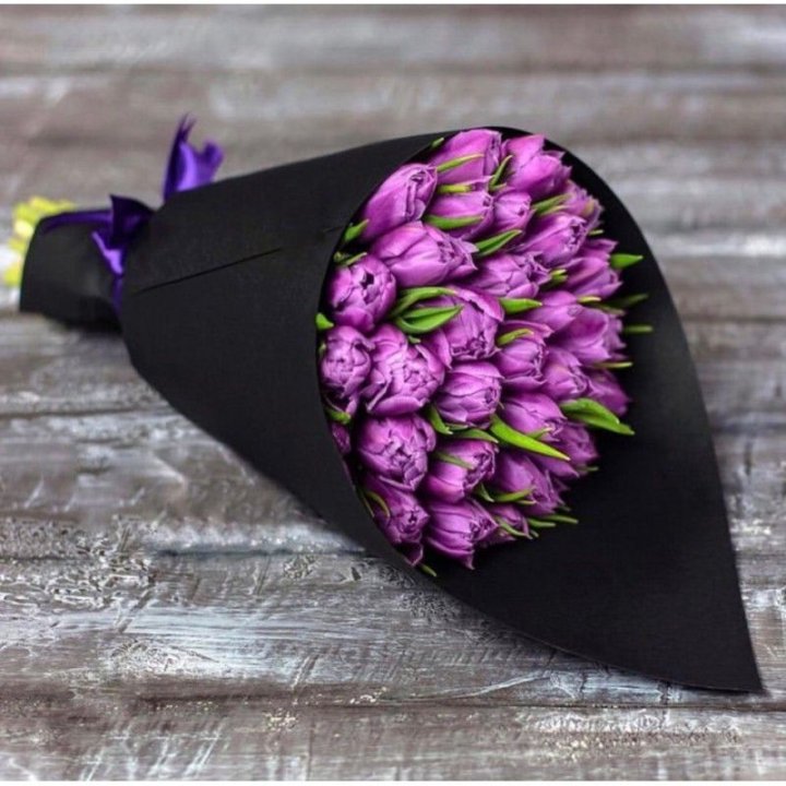 Пионовидные тюльпаны блэк в Кирове